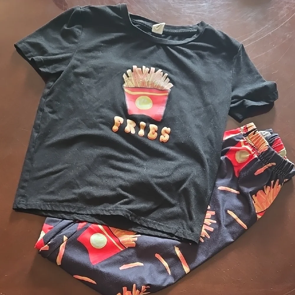 Shein French Fries Pajamas